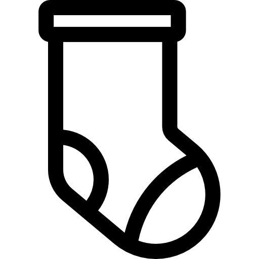 クリスマスソックス Basic Rounded Lineal icon