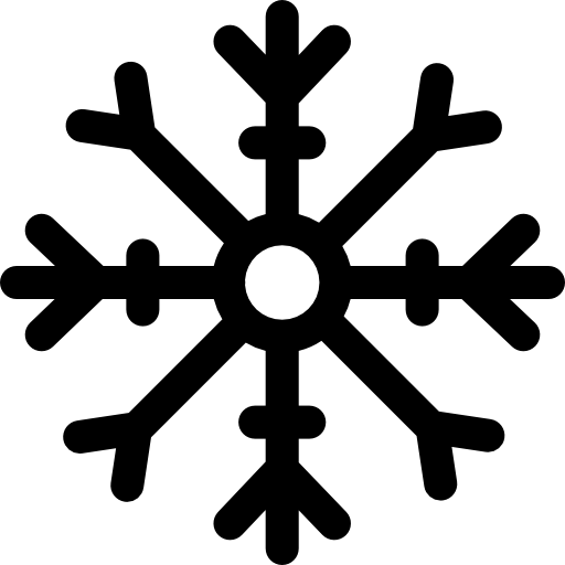 スノーフレーク Basic Rounded Lineal icon