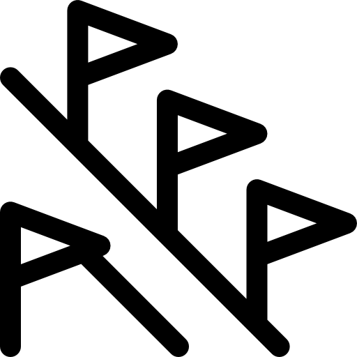 비탈길 Basic Rounded Lineal icon