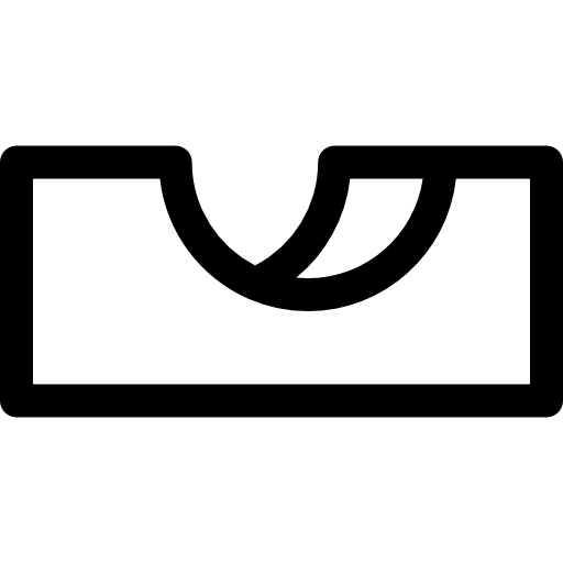 rampa Basic Rounded Lineal icono