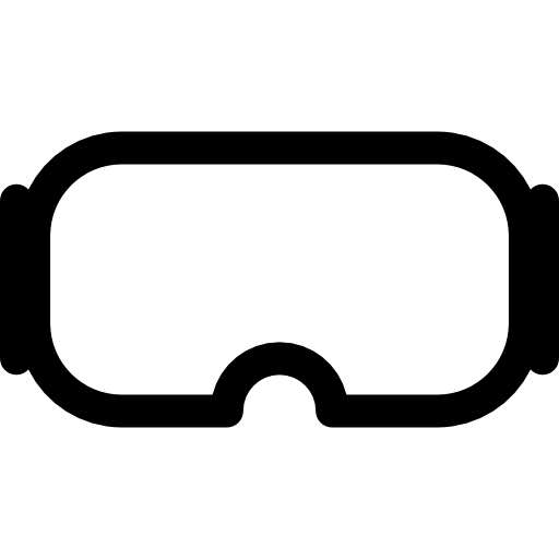 ゴーグル Basic Rounded Lineal icon