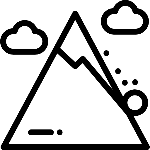 avalancha Detailed Rounded Lineal icono