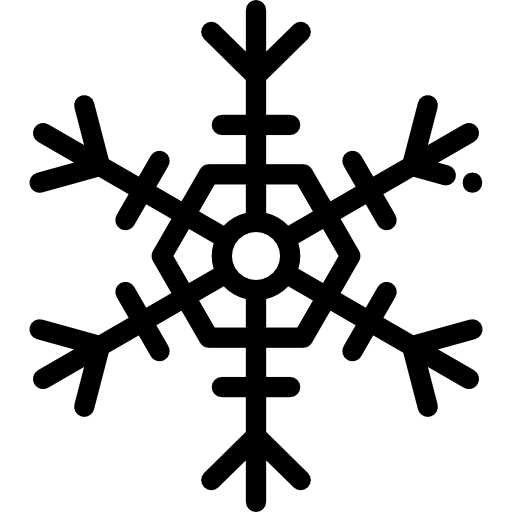 スノーフレーク Detailed Rounded Lineal icon