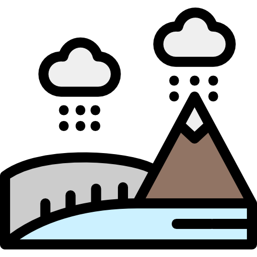krajobraz Detailed Rounded Lineal color ikona