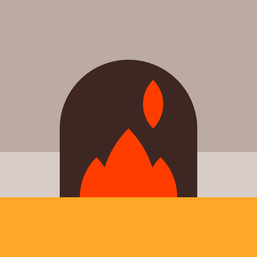 Fireplace Adib Sulthon Flat icon
