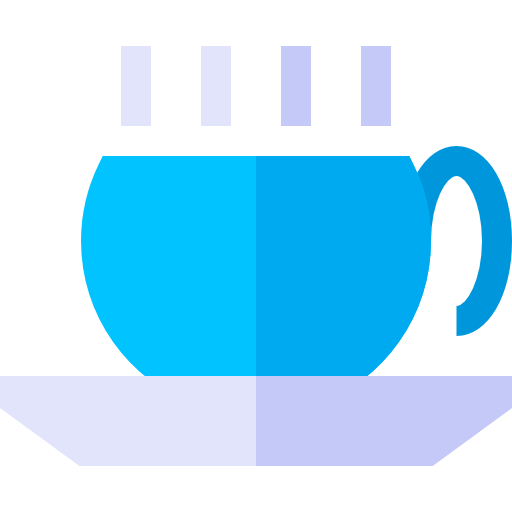 Coffee cup Basic Straight Flat icon