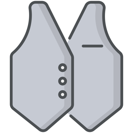 Waistcoat Generic Outline Color icon