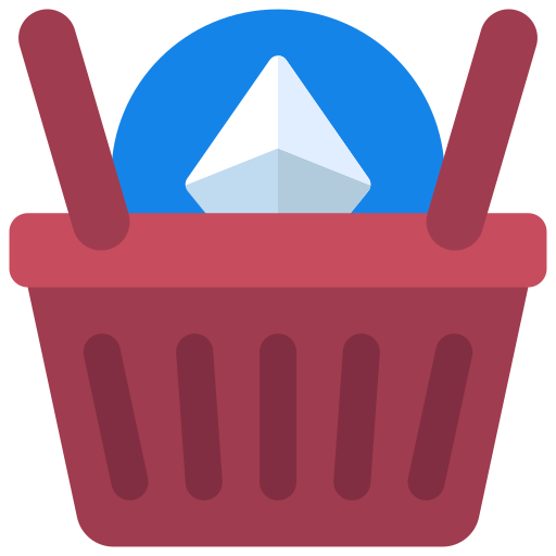 Basket Juicy Fish Flat icon
