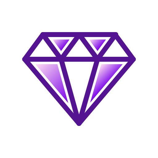 Diamond Generic Lineal Color Gradient icon