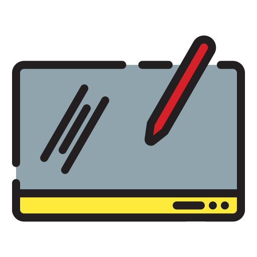 tablet-bildschirm Generic Outline Color icon