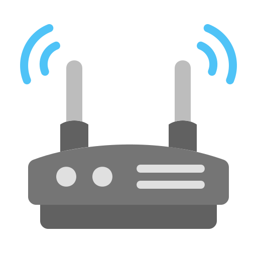 routeur sans fil Generic Flat Icône