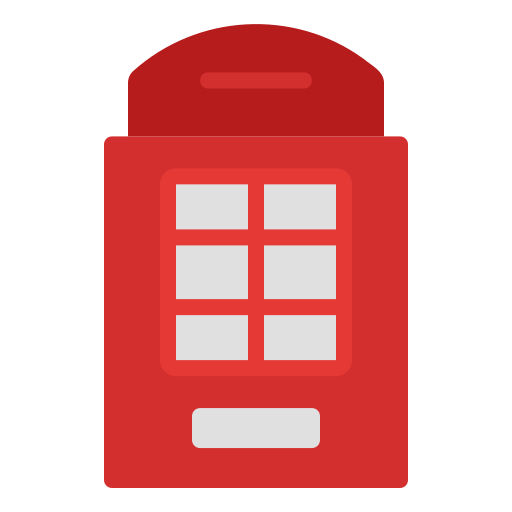 Phone booth Generic Flat icon