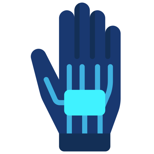 Glove Juicy Fish Flat icon