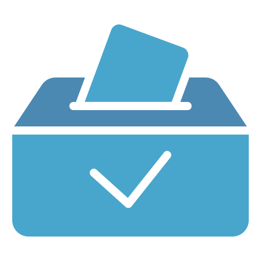 Vote Generic Blue icon