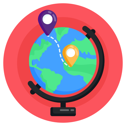 地理位置情報 Generic Circular icon