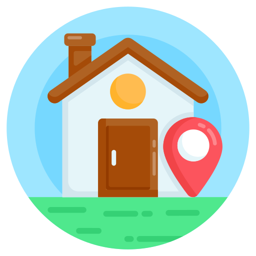 Home address Generic Circular icon