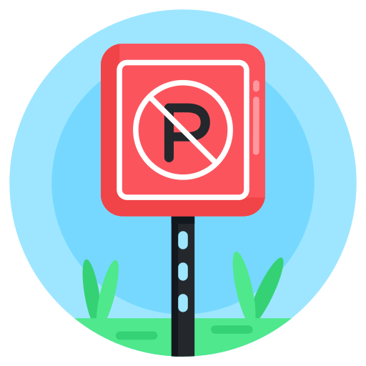駐車禁止 Generic Circular icon