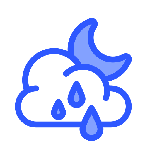 deszczowa noc Generic Blue ikona