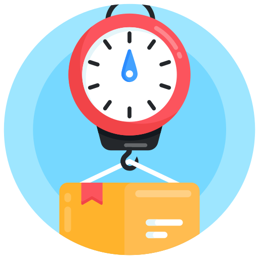 Parcel weight Generic Circular icon