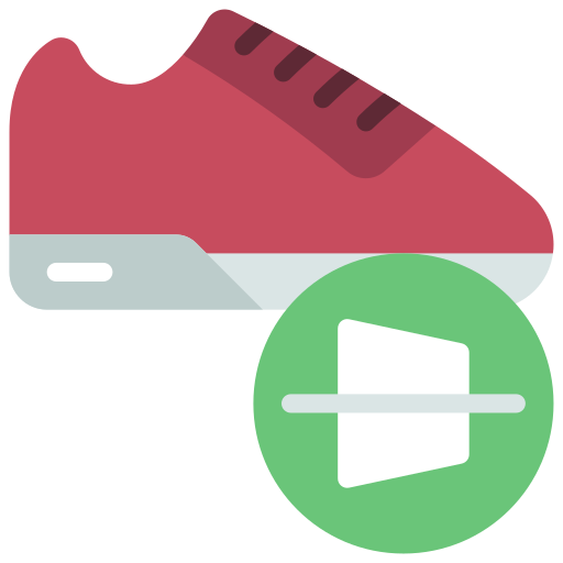 Sneakers Juicy Fish Flat icon