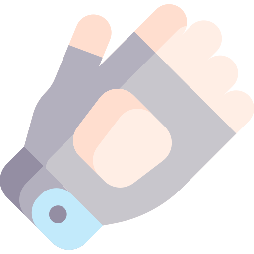 rękawiczka Kawaii Flat ikona
