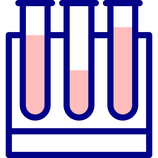 Blood sample Detailed Mixed Lineal color icon