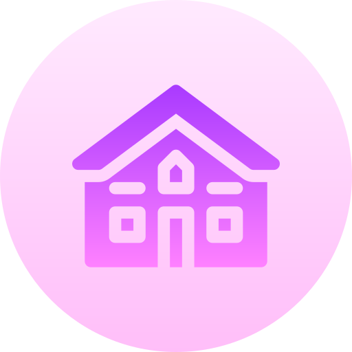 bungalow Basic Gradient Circular icona