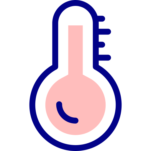 温度計 Detailed Mixed Lineal color icon