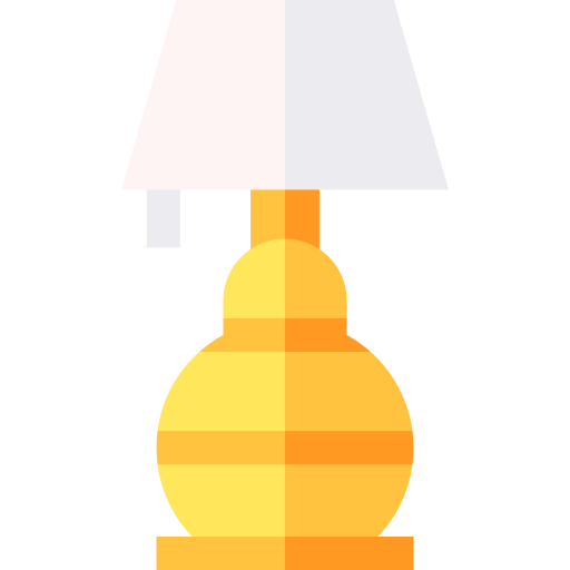 lampe Basic Straight Flat Icône