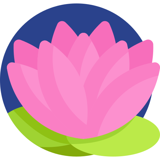 Lotus Detailed Flat Circular Flat icon