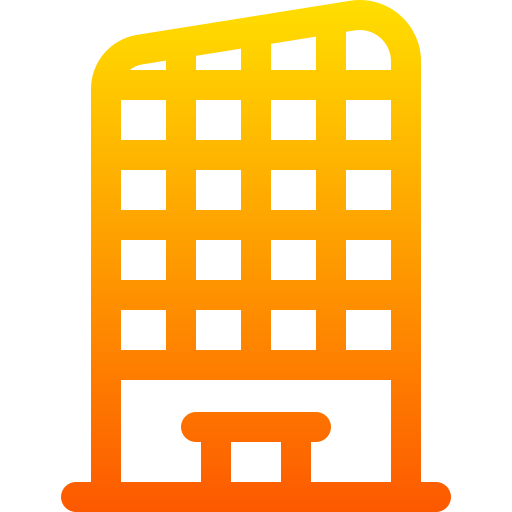 Apartment Basic Gradient Lineal color icon