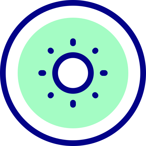 kiwi Detailed Mixed Lineal color ikona