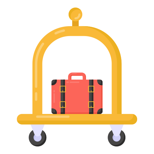 chariot à bagages Generic Flat Icône
