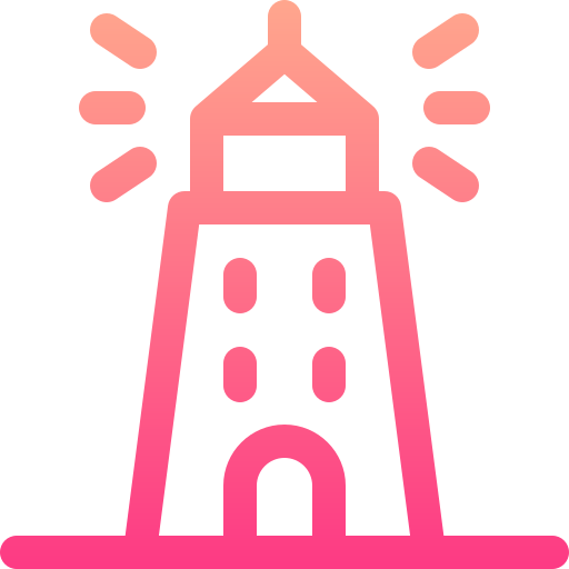 Lighthouse Basic Gradient Lineal color icon
