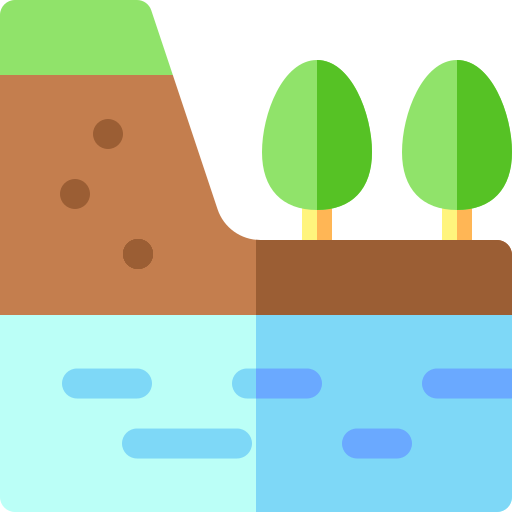 река Basic Rounded Flat иконка