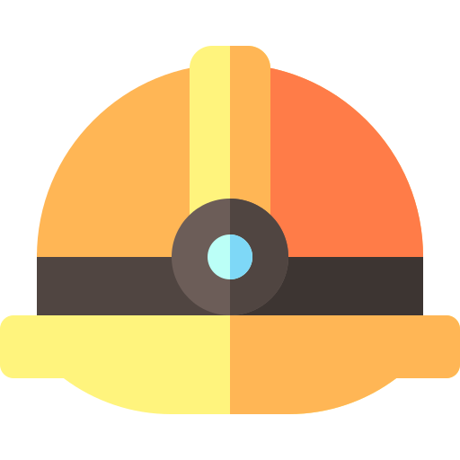 ヘルメット Basic Rounded Flat icon