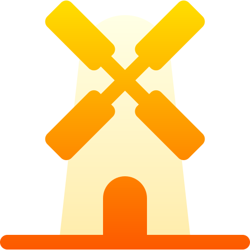 molino Basic Gradient Gradient icono