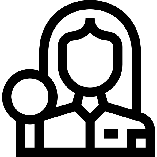 audit Basic Straight Lineal Icône