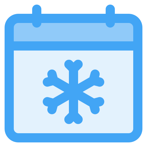 winter Generic Blue icoon