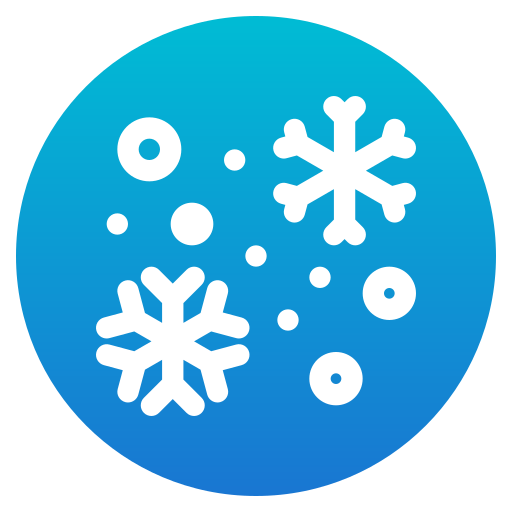 Snowfall Generic Circular icon