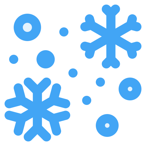 chute de neige Generic Blue Icône
