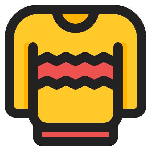 sweter Generic Outline Color ikona