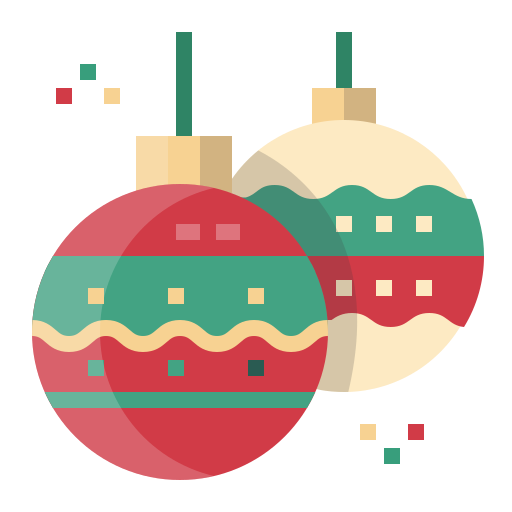 クリスマスボール Mangsaabguru Flat icon