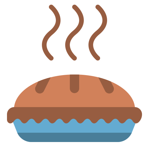 Мясной пирог Generic Flat иконка
