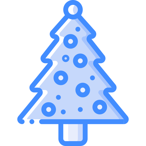 크리스마스 트리 Basic Miscellany Blue icon