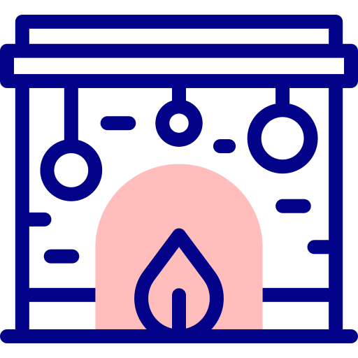 kamin Detailed Mixed Lineal color icon