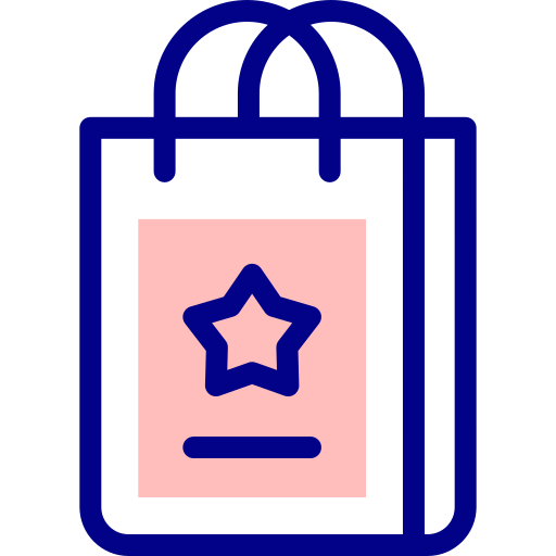 Shopping bag Detailed Mixed Lineal color icon