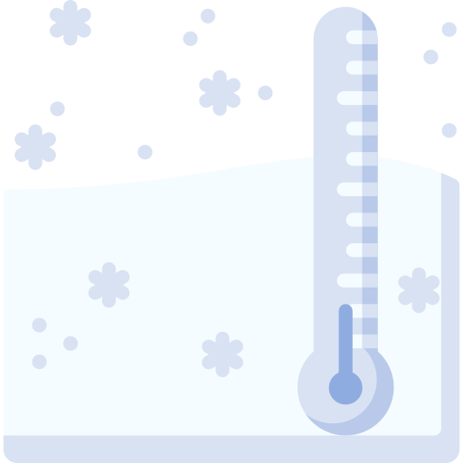 Low temperature Special Flat icon