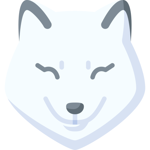 Arctic fox Special Flat icon