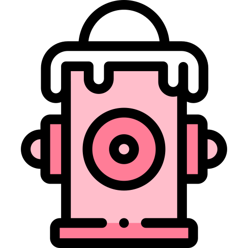 feuerhydrant Detailed Rounded Lineal color icon